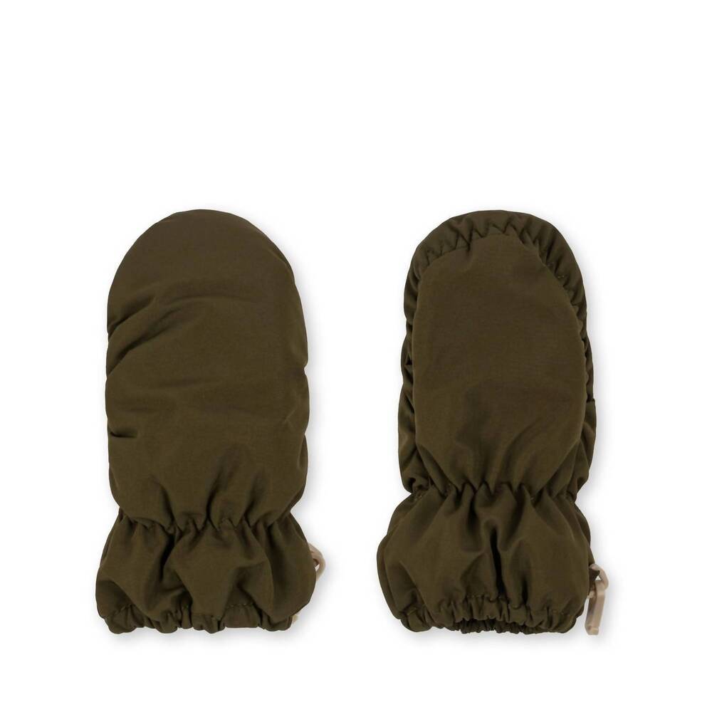 NEW KONGES SLØJD kids nohr snow baby mittens in dark olive